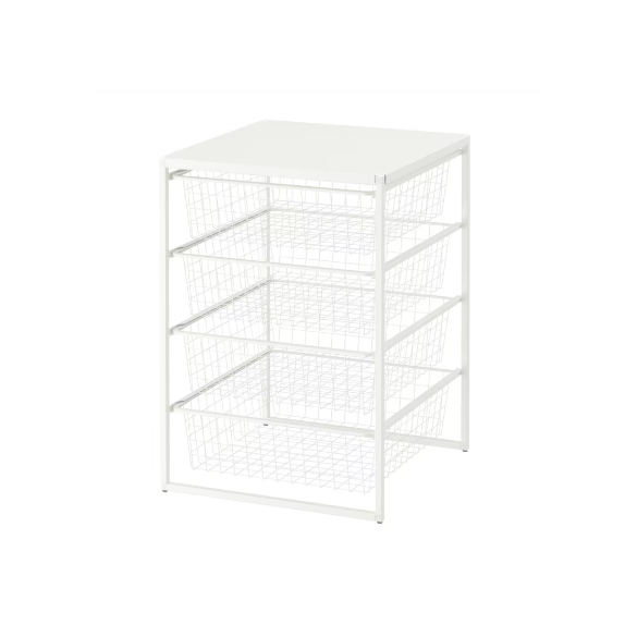 JONAXEL Storage Combination, 50x51x70 cm - White