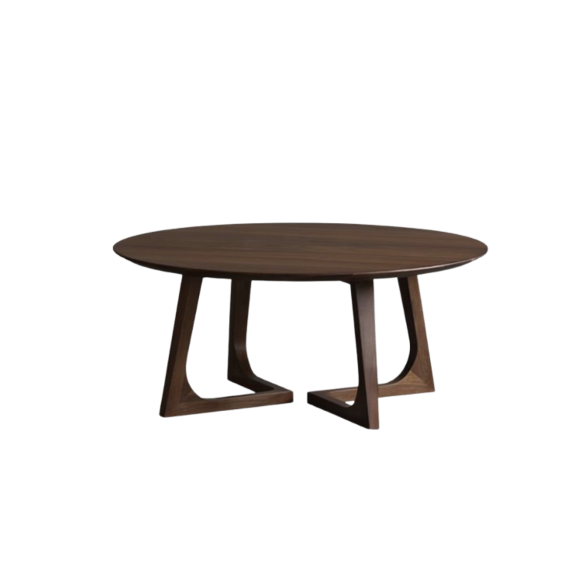 Round Coffee Table - Walnut