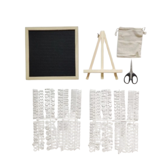 Felt Letter Notice Board