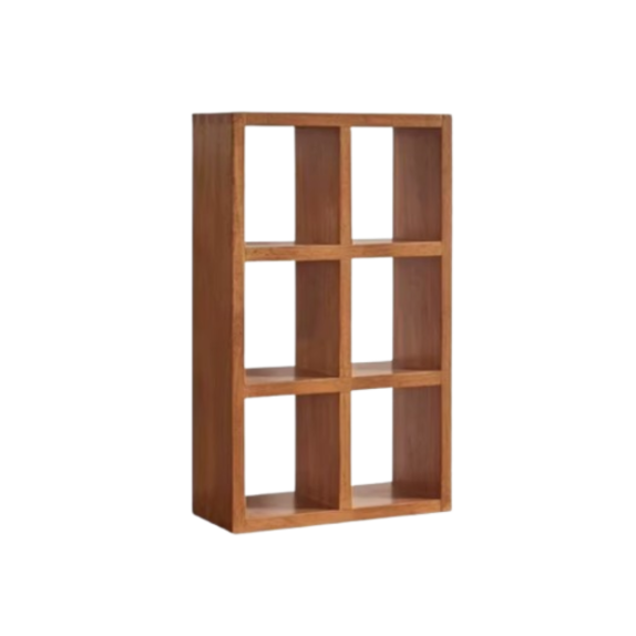 Solid Wood Cup Holder Grid Rack 