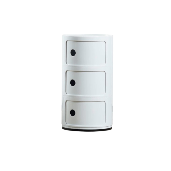 Northern Europe Storage Cabinet Round Chest Drawers