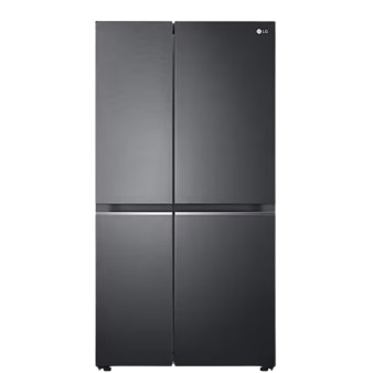 647l Side-by-side-fridge With Linear Compressor in Matt Black