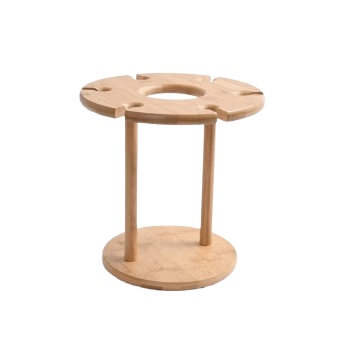 Bamboo Wine Glass Holder