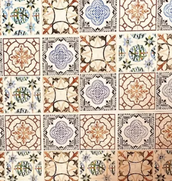 Spanish Tiles 5 Metre Laminate Roll