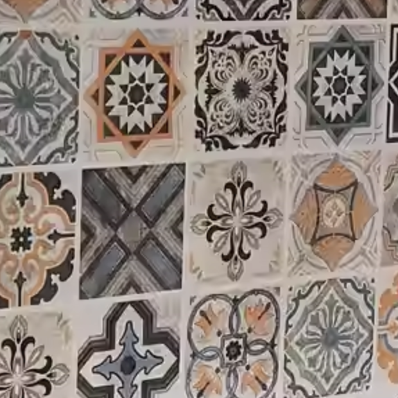 Spanish Tiles Adhesive Paper Waterproof Oil Proof for Kitchen