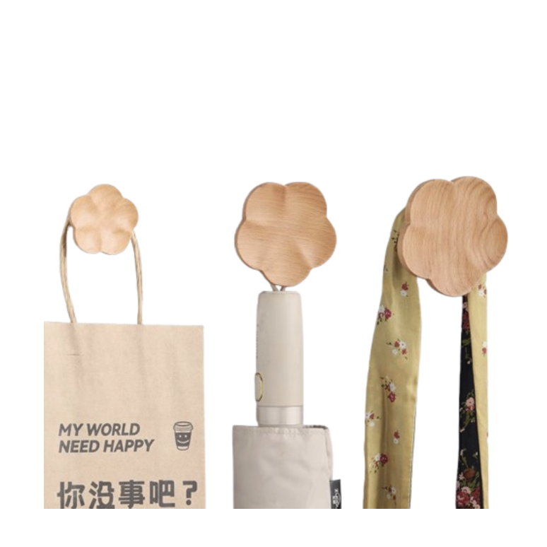 Wooden Flower Hooks