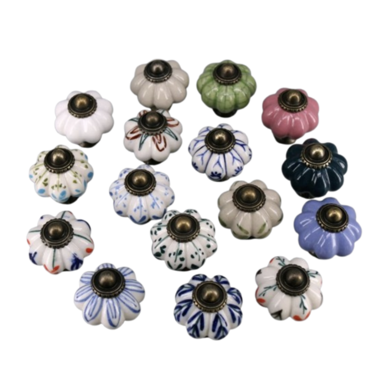 Pumpkins Knobs Ceramic