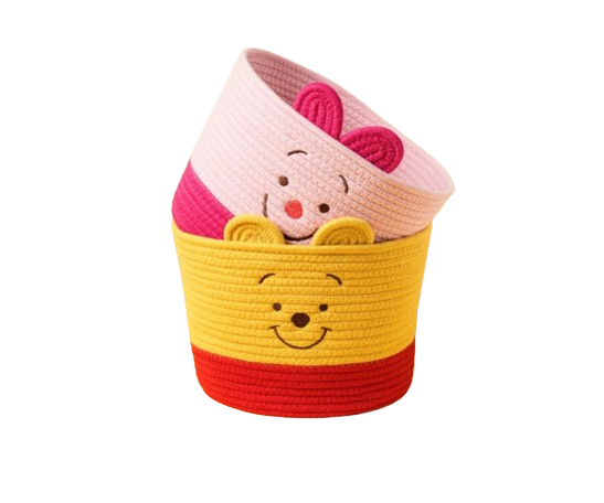 Winnie The Pooh Basket Storage