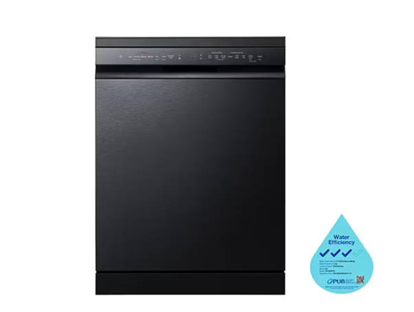 Front Control Smart Wi-Fi Enabled Dishwasher, DFC425FM, Matt Black