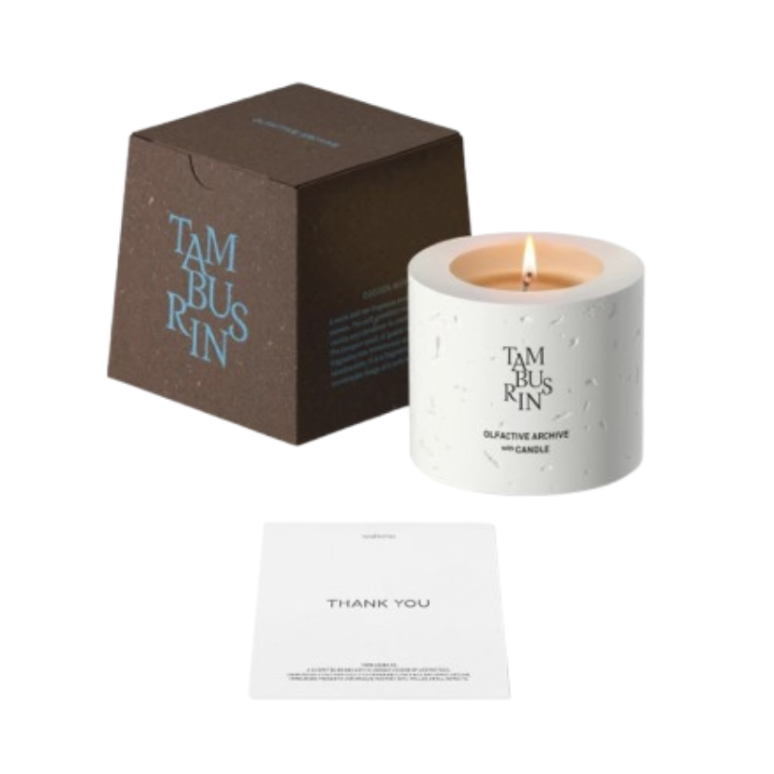 Olfactive Archive with Concrete Candle