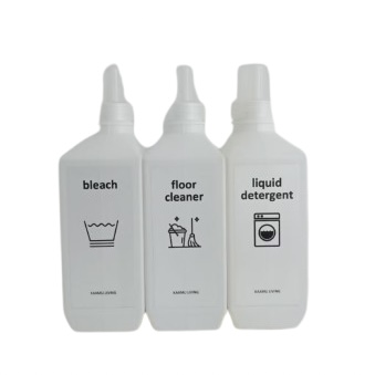 Minimalist Labelled Liquid Detergent Refill Bottle