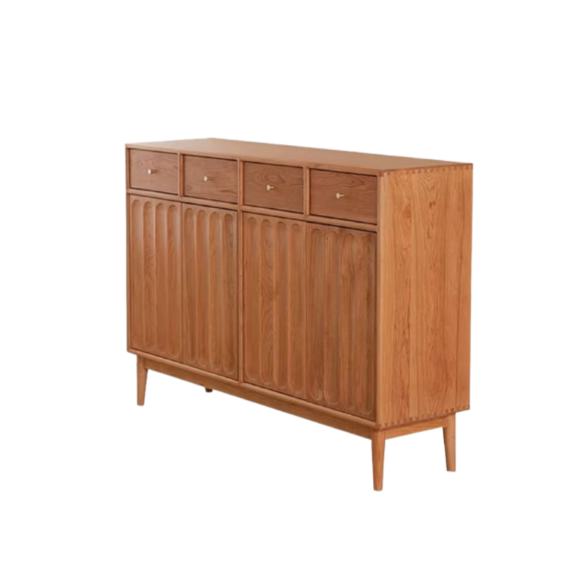 Wood Designer Shoe Cabinet