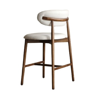 Island Bar Stool With Plush Cushioning