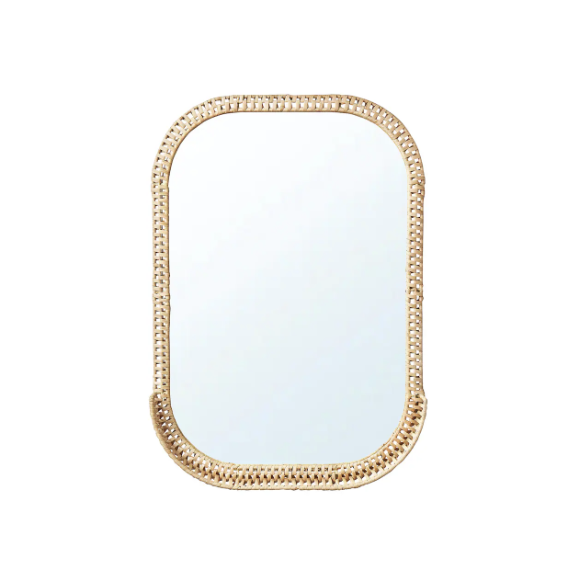 Sommarbo Mirror, 53x76 cm - Rattan