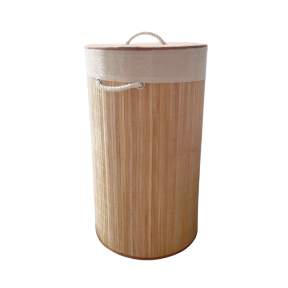 Bamboo Laundry Storage Basket