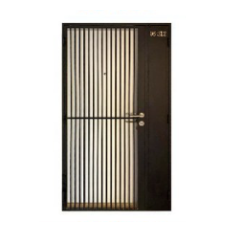 GB-037 Mild Steel Gate - Matte Black
