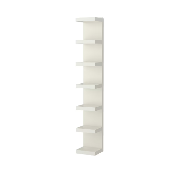 LACK Wall Shelf Unit, 30x190 cm - White