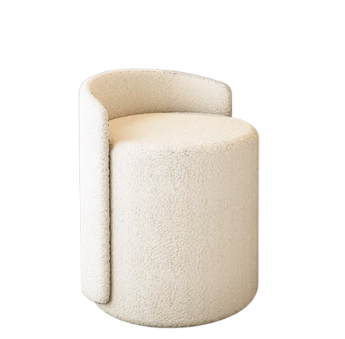 Boucle Fabric Vanity Chair