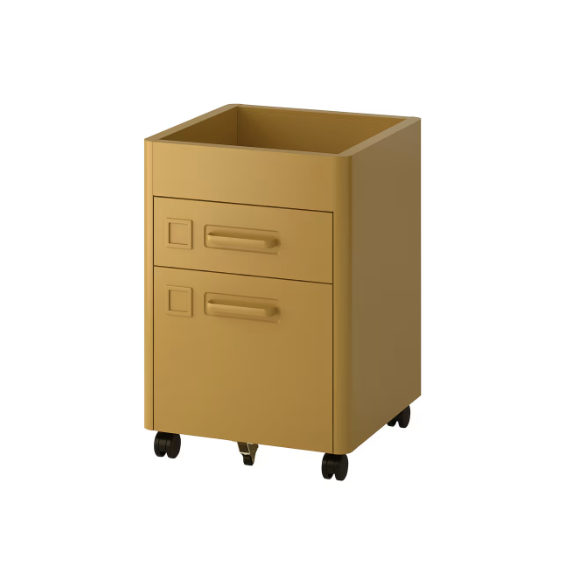 IDÅSEN Drawer Unit On Castors, 42x61 cm - Golden Brown