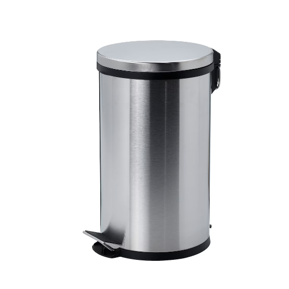 SNÖRPA Pedal Bin, 5 l - Stainless Steel