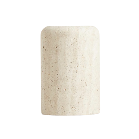 Beige Marble Toothbrush Holder