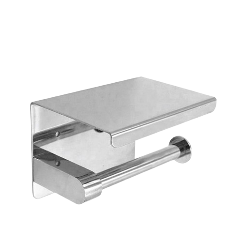 Single Toilet Paper Holder With Tray, 5124-S