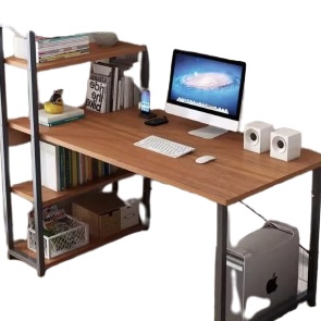 Computer Table with Bookshelf