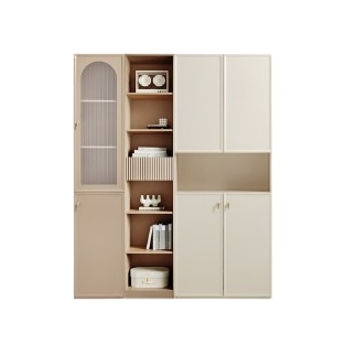 Eithna 6 Doors Display Cabinet Set, 1.6m
