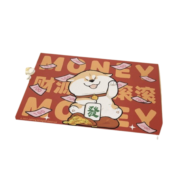 Money Money Money Shiba Doormat