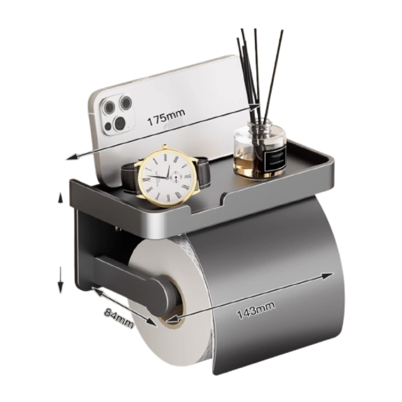 Toilet Roll Holder With Cover