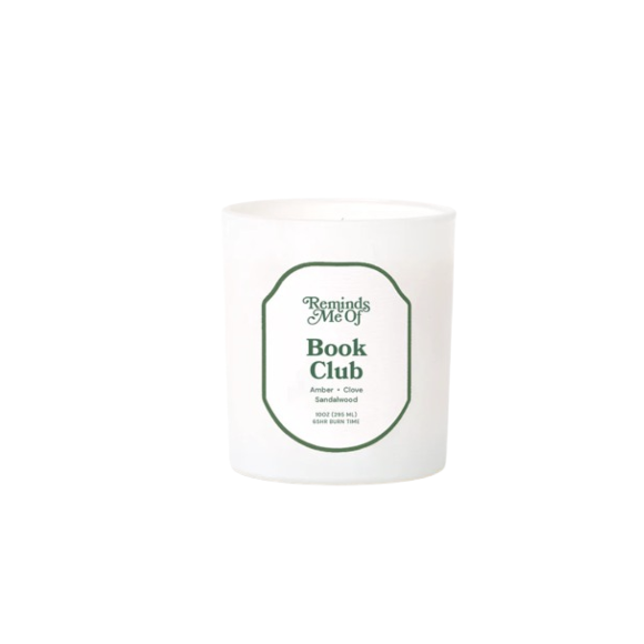 Book Club Candle