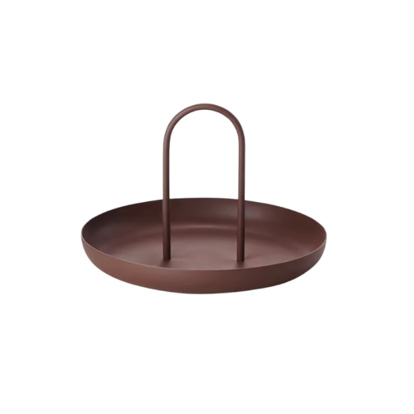 Nordic Tray Round Portable Tray with Handle