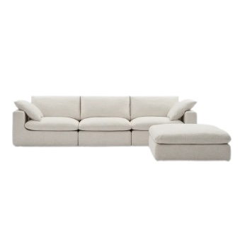 Dawson Extended Sofa with Ottoman