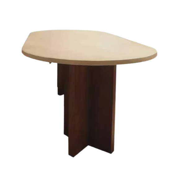 Wabi-Sabi Style Solid Wood Dining Table