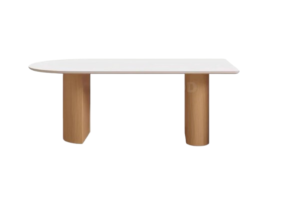 Evoque Japandi Sintered Stone Dining Table