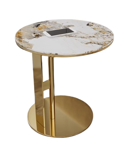 Italian Style Sintered Stone Side Table