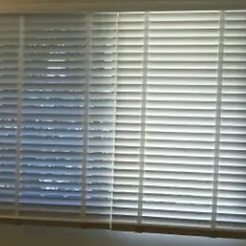 Black Venetian Blinds 