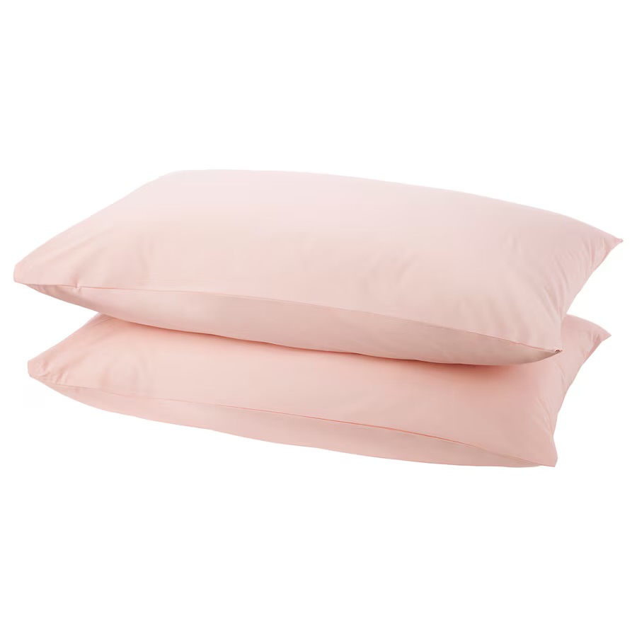 DVALA Pillowcase, 50x80 cm - Light Pink