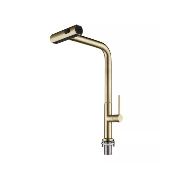 Multifunctional Pull-out Splash-Proof Kitchen Single Cold Faucet 