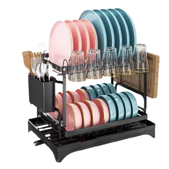 2 Tier Multipurpose Dish Drying Rack