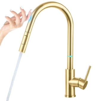 Faucet Kitchen Smart Touch Sensor Tap Sink Hot Cold Mixer