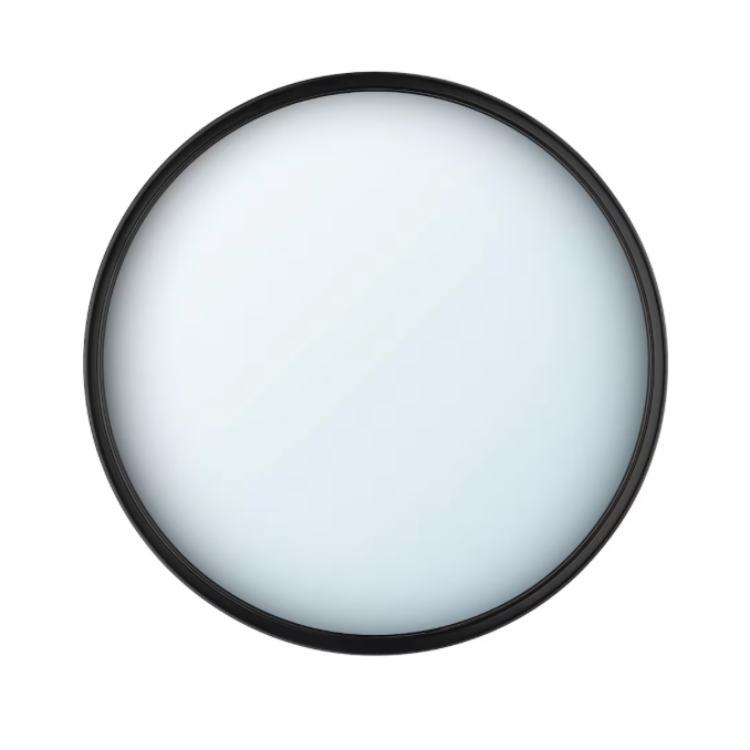 SVARTBJÖRK Decorative Convex Mirror, 41 cm - Black