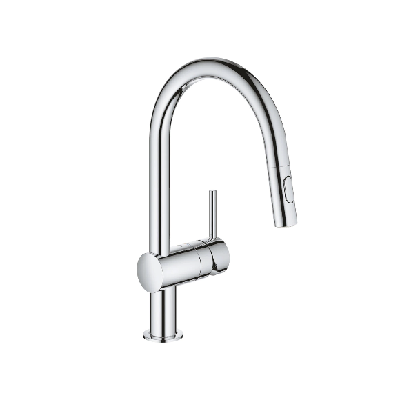 Kitchen Mixer with Pull-out and Dual Spray Function