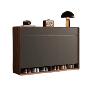 Mid-century Modern Shoe Cabinet 