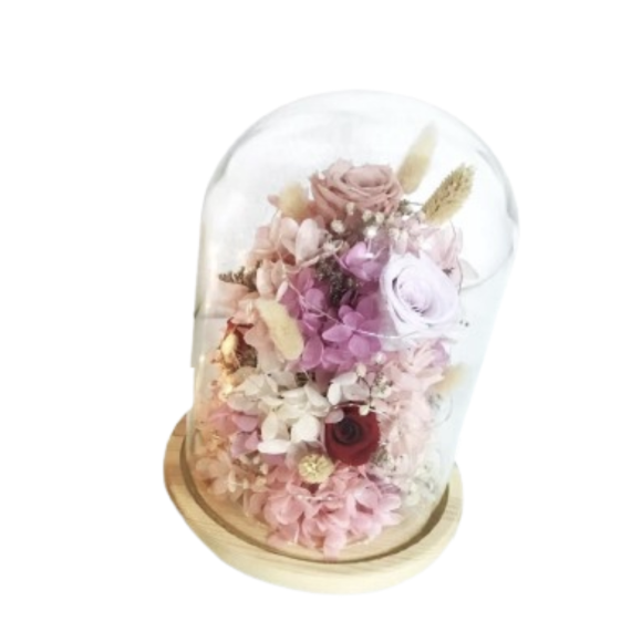 Customised Bell Jar Arrangement