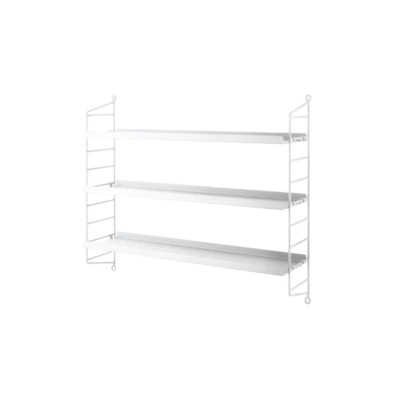 String Pocket Metal White