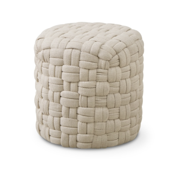 Reya Weave Stool - Light Beige