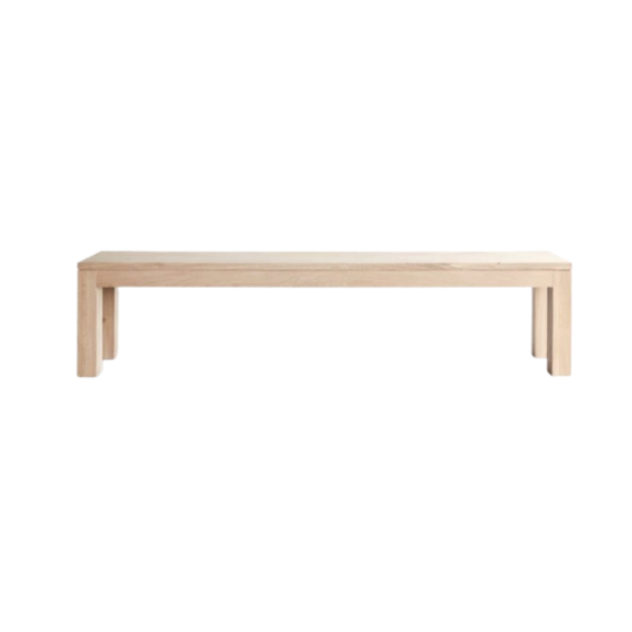 Straight Bench, 160cm - Oak