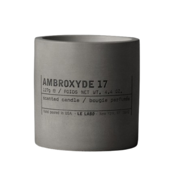 Ambroxyde Concrete Candle