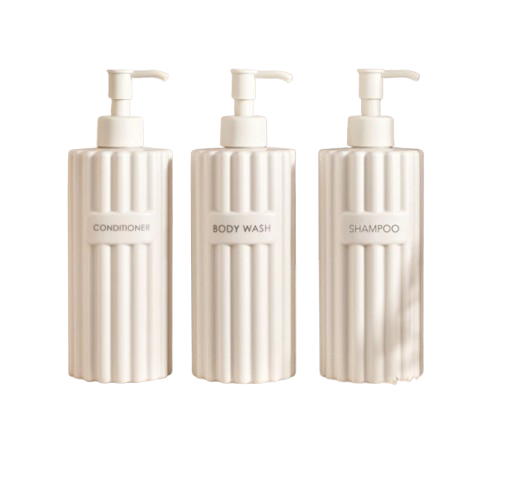 Set Of 3 Natural Rib Reusable